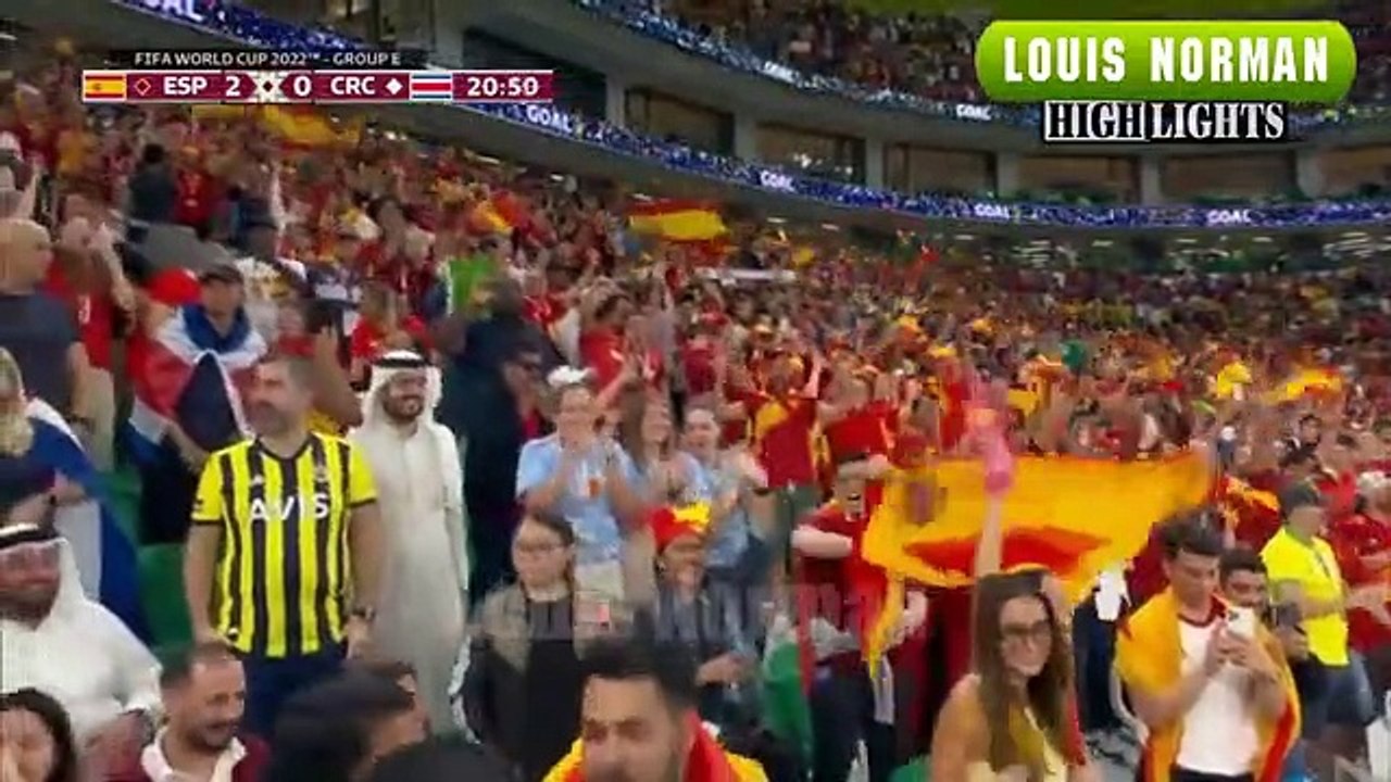 Spain vs Costa Rica 7-0 Highlights (Download Video)