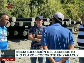 Yaracuy | Inicia ejecución del acueducto Río Claro que favorecerá 48 comunidades del mpio. Cocorote