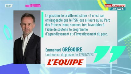 Emmanuel Grégoire : « L'avenir du PSG est au Parc des Princes » - Foot - L1