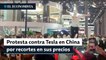 Los propietarios de Tesla en China protestan por los recortes de precios que se perdieron