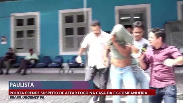 Polícia prende suspeito de atear fogo na casa da ex-companheira