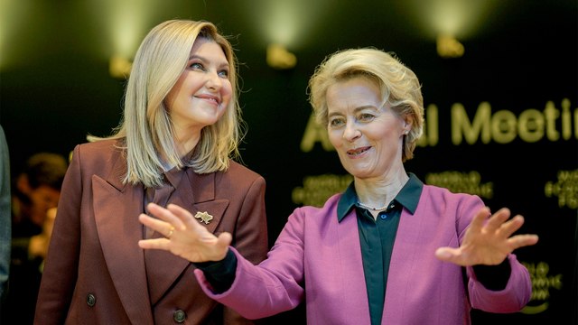 رئيسة المفوضية الأوروبية في منتدى دافوس: لن نتراجع عن دعم أوكرانيا ويجب محاسبة روسيا