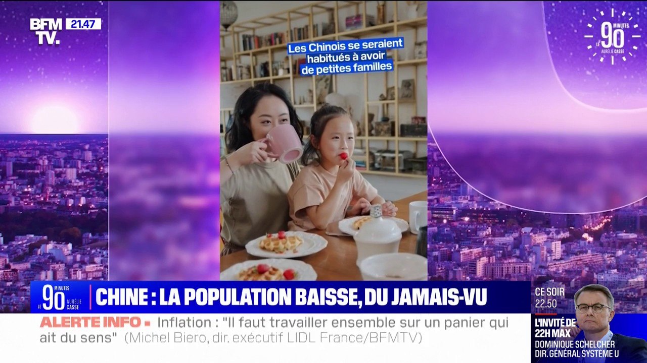 90 SECONDES - La population chinoise baisse pour la première fois depuis 60 ans: quelles conséquences pour l'économie du pays?