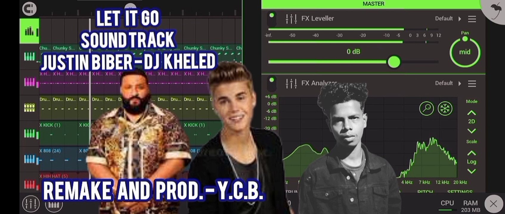 Let it go- instruntal version(Justin bieber & Dj kheled)Remke and Prod. by Y.C.B.