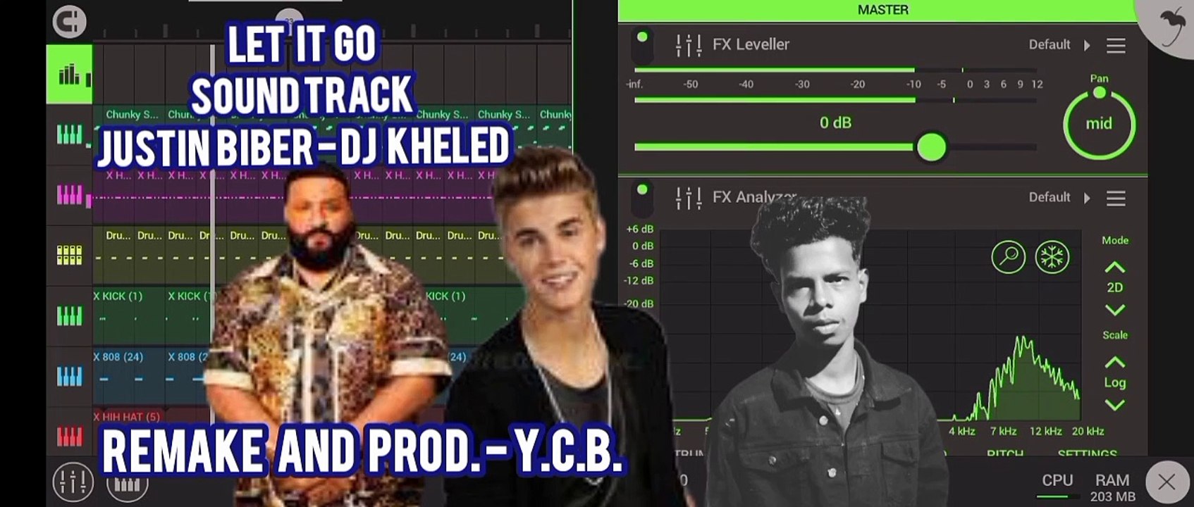 Let it go- instruntal version(Justin bieber & Dj kheled)Remke and Prod. by Y.C.B.
