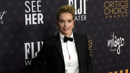 Download Video: Nina Hoss 2023 Critics Choice Awards Red Carpet Arrivals