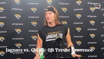 Jaguars vs  Chiefs  QB Trevor Lawrence