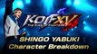 The King of Fighters XV - Shingo Yabuki en détail