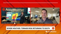 Severe weather and tornado risk returning to the South