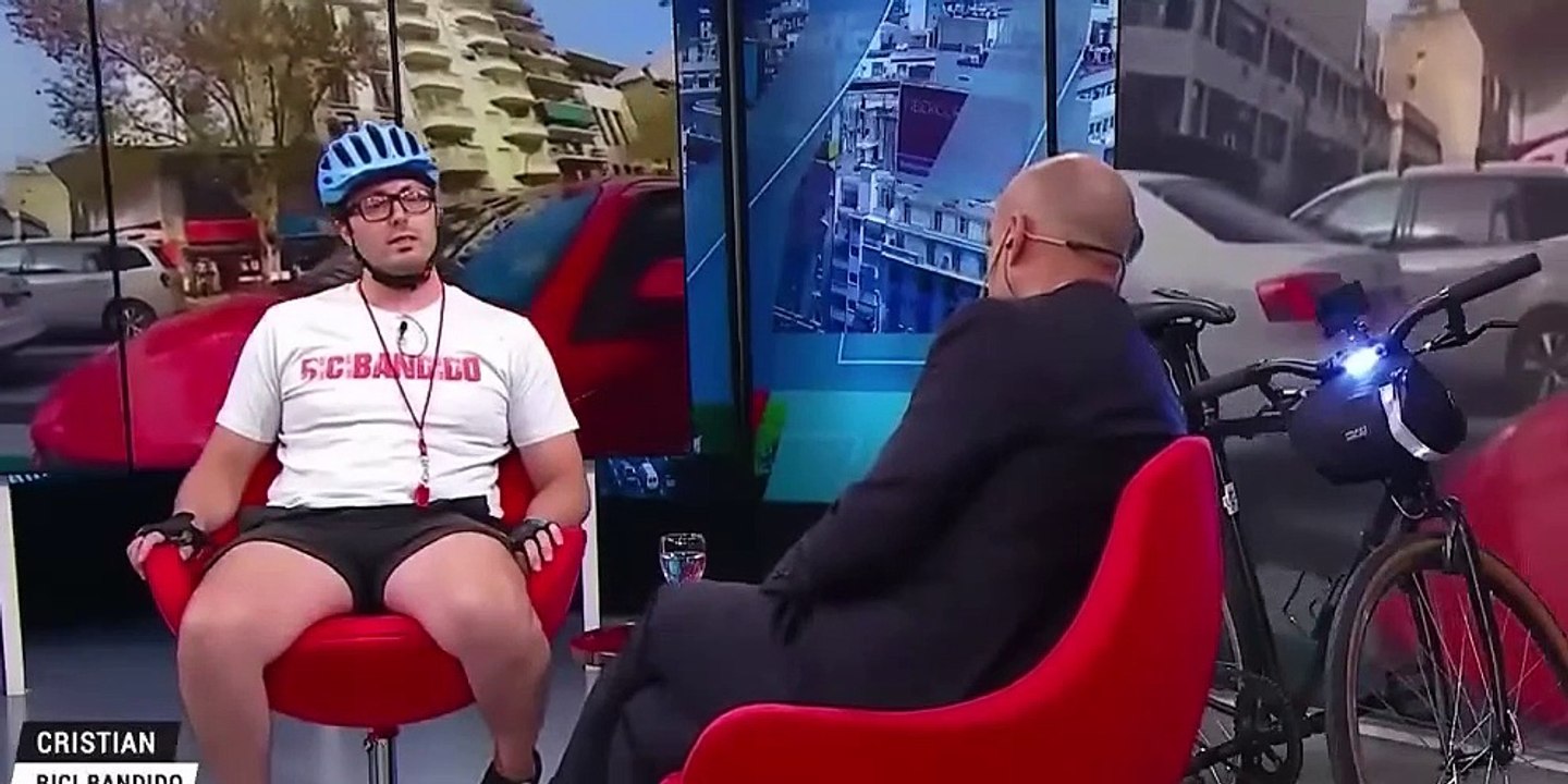 El Pelado Trebucq se cruzó feo con el BiciBandido en A24: "Romperte la cabeza a trompadas"