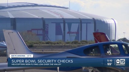 National Nuclear Security Administration conducting helicopter security checks ahead of Super Bowl