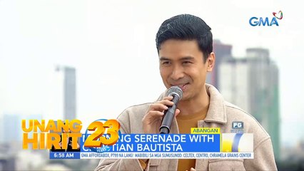 Morning Serenade with Christian Bautista, LIVE sa UH Stage | Unang Hirit