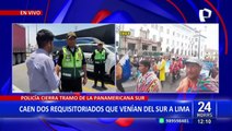 Policía Nacional realiza operativo de control y fiscaliza vehículos en la carretera Panamericana