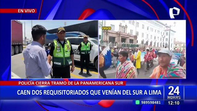 Policía Nacional realiza operativo de control y fiscaliza vehículos en la carretera Panamericana
