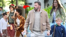 It's An Emotional Transition: JLo Reveals Her & Ben Affleck's Kids Moved In With Them - Mixed Family