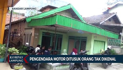 Pengendara Motor Ditusuk Orang Tak Dikenal