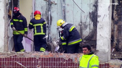 Concluse le ricerche e i soccorsi fra le macerie dello stabile di Dnipro colpito dai russi