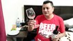 Abriendo una botella de vino tinto Puente De Piedra de Mendoza Argentina estrenando compa de cristal