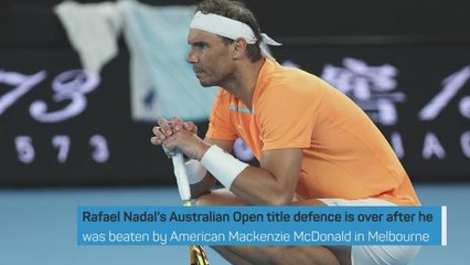 Nadal knocked out of Australian Open