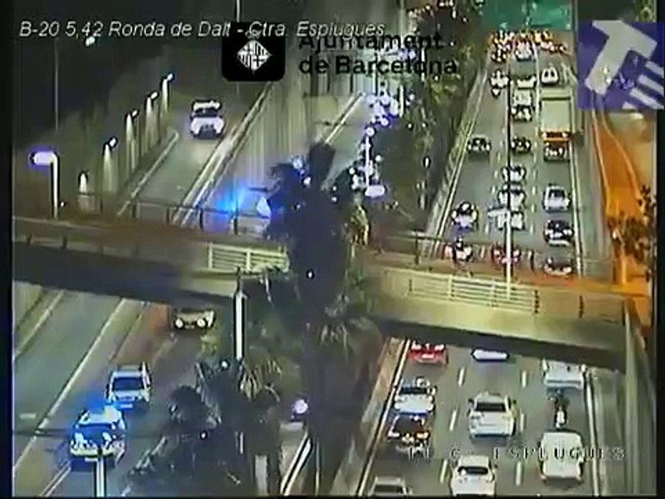 Retenciones kilométricas en la Ronda de Dalt