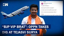 BJP VIP Brats' Opposition Reacts After Reports Claim Surya Opened IndiGo Flight Exit Door