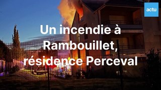 Incendie à Rambouillet