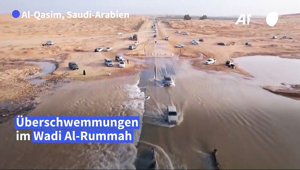 Heftige Überschwemmungen in Saudi-Arabien