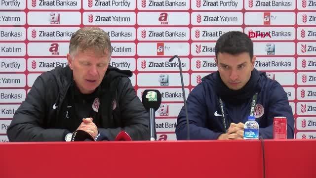 SPOR Fraport TAV Antalyaspor - Kayserispor maçının ardından