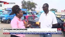 Citizens Microphone: Some Ghanaians complain about the latest increment in utility tariffs - AM Talk with Bernice Abu-Baidoo Lansah on Joy News