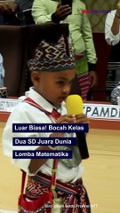 Keren Banget! Nono, Anak SD Juara Dunia Lomba Matematika