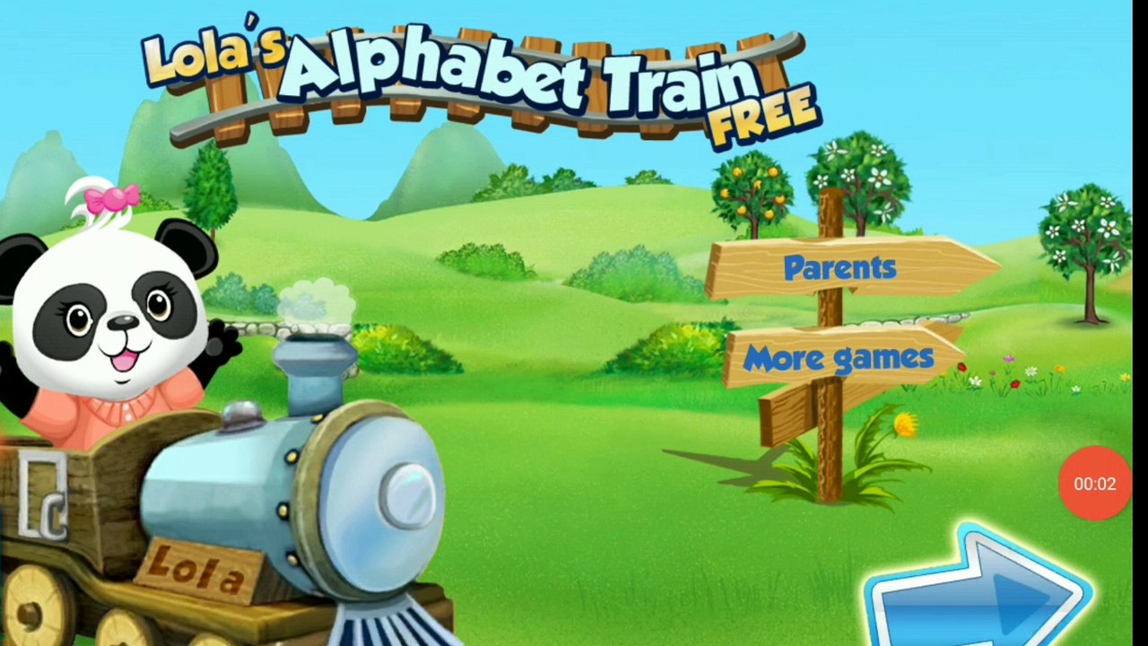 Lola's alphabet learning train