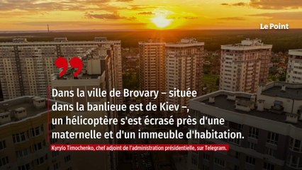 Guerre en Ukraine : le ministre de l’Intérieur tué dans le crash d’un hélicoptère