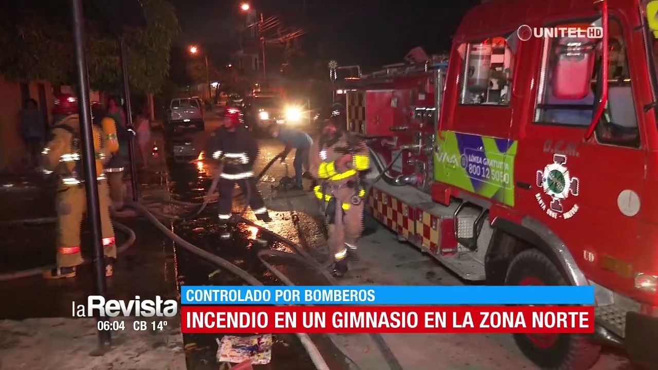 Incendio deja en cenizas varios ambientes de una vivienda, donde funcionaba un gimnasio
