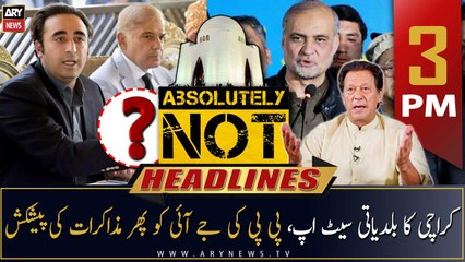 ARY News | Prime Time Headlines | 3 PM | 18th January 2023