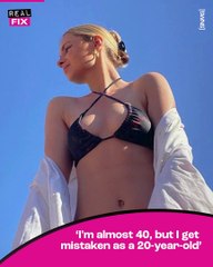 'I'm approaching 40 but look younger than I did in my 20s"