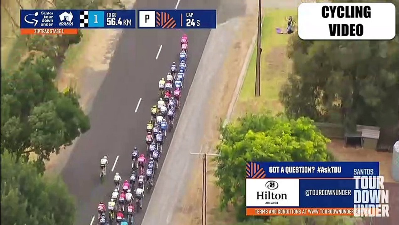High-Speed Crash At Tour Down Under