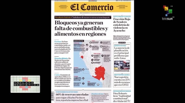 Enclave Mediática 18-01: Medios peruanos analizan la situación del país por las protestas