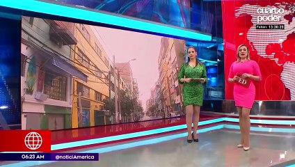 Paola Gonzalez y Evelyn Kahn en america noticias edicion dominical 15 de enero 2023