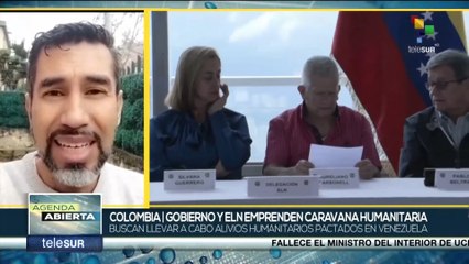 Gobierno de Colombia y ELN emprenden caravana humanitaria