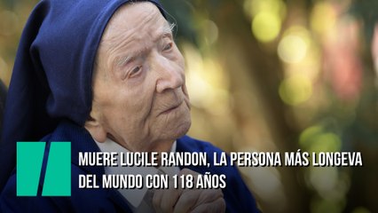Muere Lucile Randon, la persona más longeva del mundo con 118 años