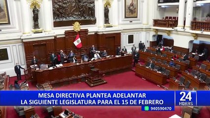 Alejandro Muñante: "Con la ratificación del adelanto de elecciones ya no debería haber protestas"