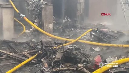 Ukrayna polisi, kaza sonrası görüntüleri paylaştı