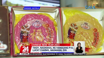 Tikoy, nagmahal ng hanggang P10; lucky charms, nagmahal din | 24 Oras