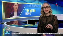 Claudia Sheinbaum promete dejar un mejor Metro