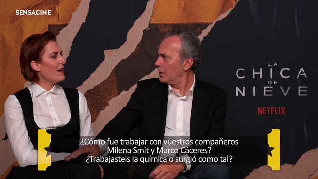 Milena Smit, José Coronado, Loreto Mauleón, Aixa Villagrán, Raúl Prieto, Javier Castillo Entrevista: La Chica de Nieve