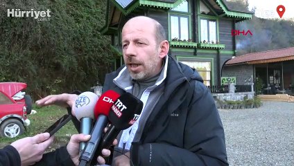 Rize'de 360 derece dönen ahşap ev