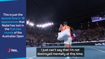 Nadal 'mentally destroyed' after another injury blow