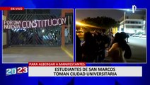 Estudiantes de San Marcos toman ciudad universitaria