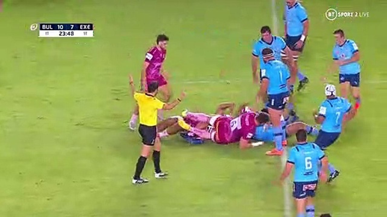 Vodacom Bulls v Exeter Chiefs: David Kriel try