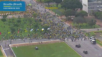 Las nuevas imágenes de la invasión al Congreso brasileño